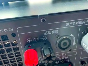 低音炮六个接口的正确连接方法是什么？