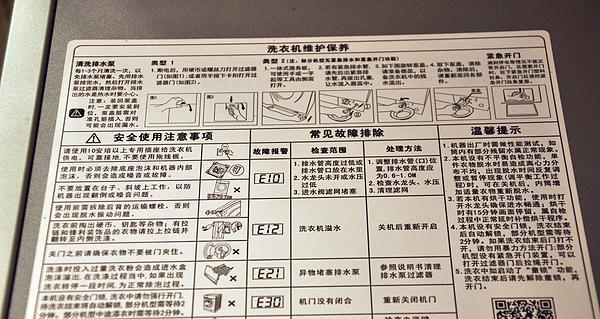 小天鹅滚筒洗衣机故障代码e33代表什么？如何解决？  第3张