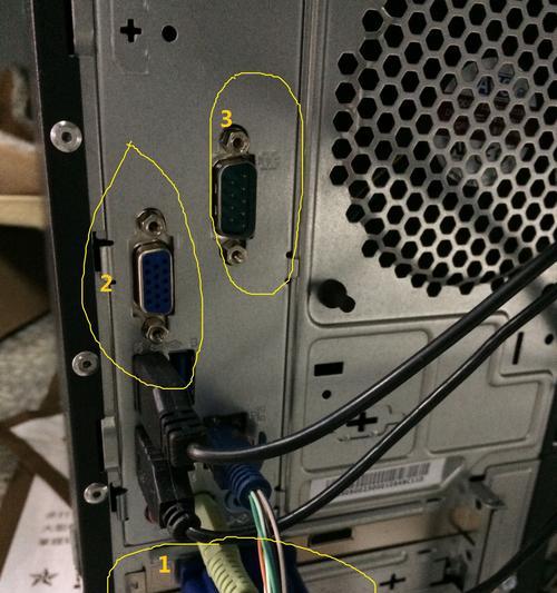 电脑显示器连接线缆步骤是什么？  第2张