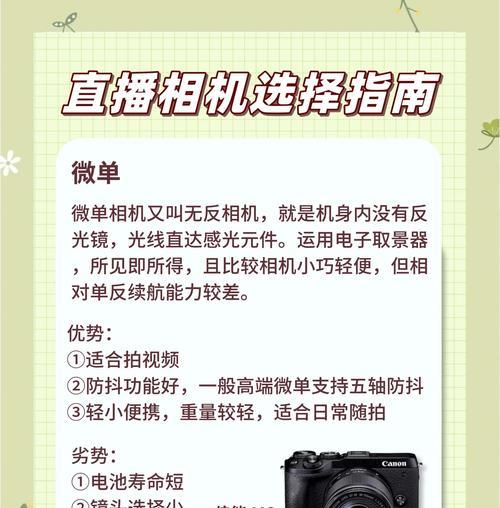 相机电影镜头直播设置方法是什么？直播效果如何优化？  第1张