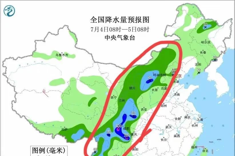 7月4-6号全国天气预报，新一轮降雨中心已定，大雨暴雨分布如下  第6张
