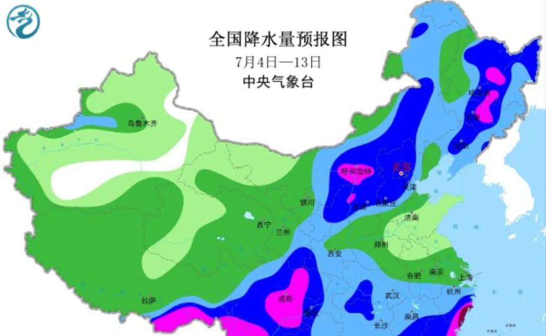 提高警惕！今年最大范围高温将来，台风丹娜丝基本锁定我国  第6张