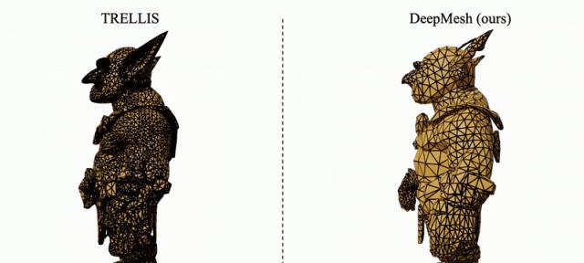 清华朱军团队 | 从点云到高保真三维网格：DeepMesh突破自回归生成瓶颈  第15张