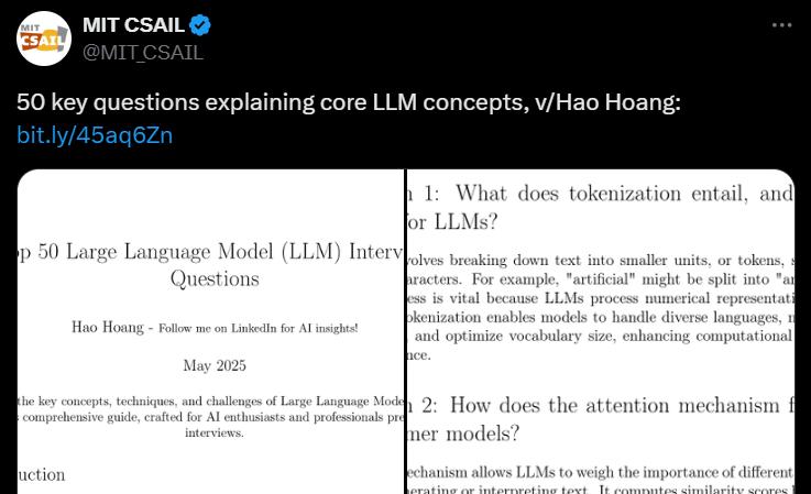信息过载时代，如何真正「懂」LLM？从MIT分享的50个面试题开始  第2张